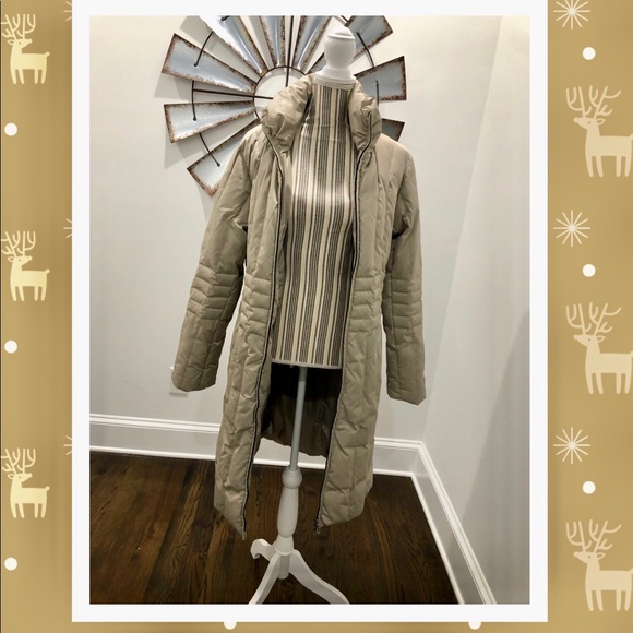 Womens St John’s Bay long heavy Puffer Coat, Large - Picture 5 of 6